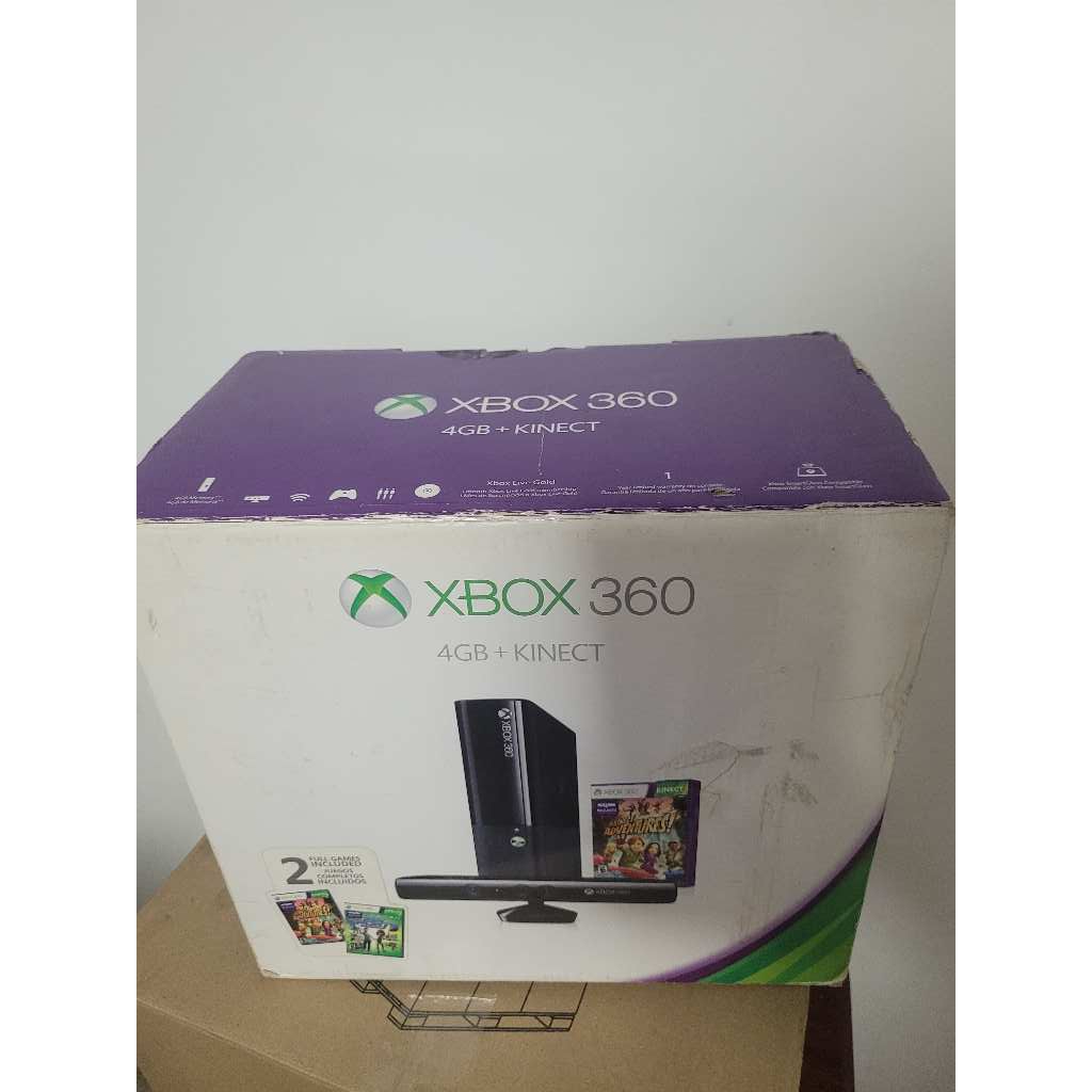 xBOX 360 Destravado 4GB + Kinect + Kinect Adventures Original + Case ...