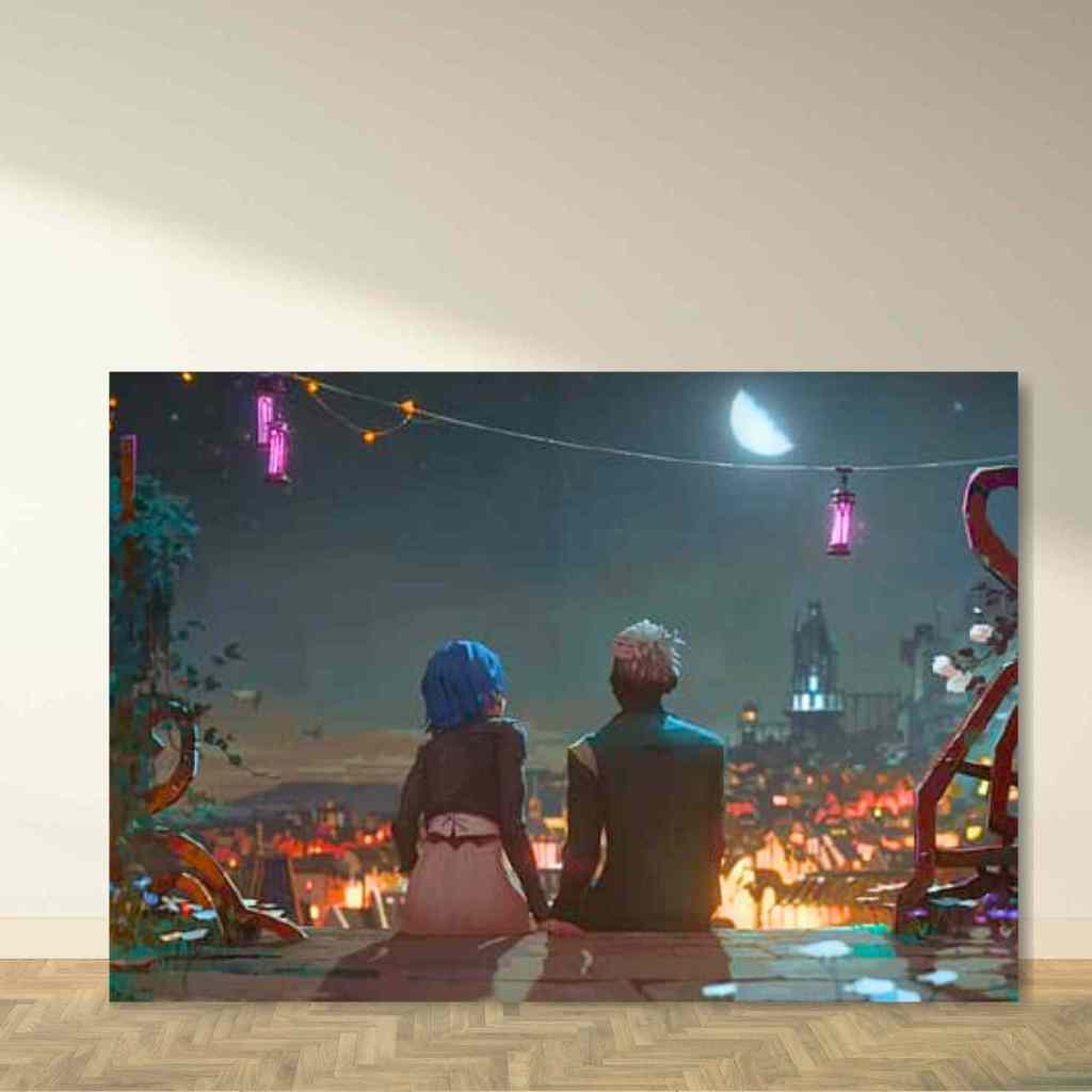 Quadro alta qualidade em MDF arcane powder e Ekko