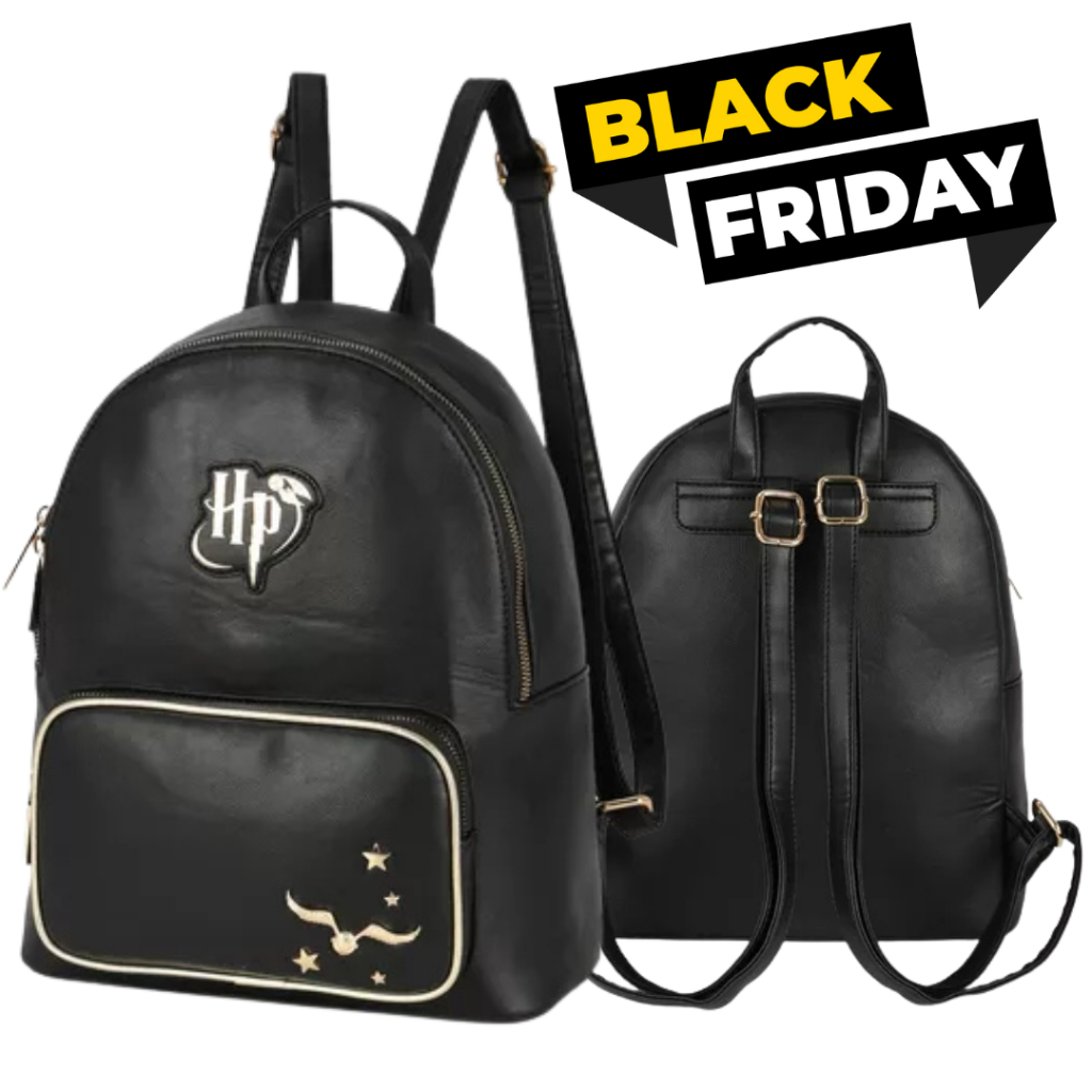Mochila Couro Feminina Harry Potter Pins Pomo De Ouro-luxcel | Shopee ...