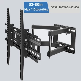 Suporte De Parede Multiarticulado Reforçado Para Tv/monitor De 32 Até 73 Polegadas Carge maxima 40 KG