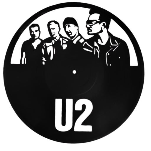 Quadro Decorativo de Disco de Vinil / Quadro de LP – U2 | Shopee Brasil