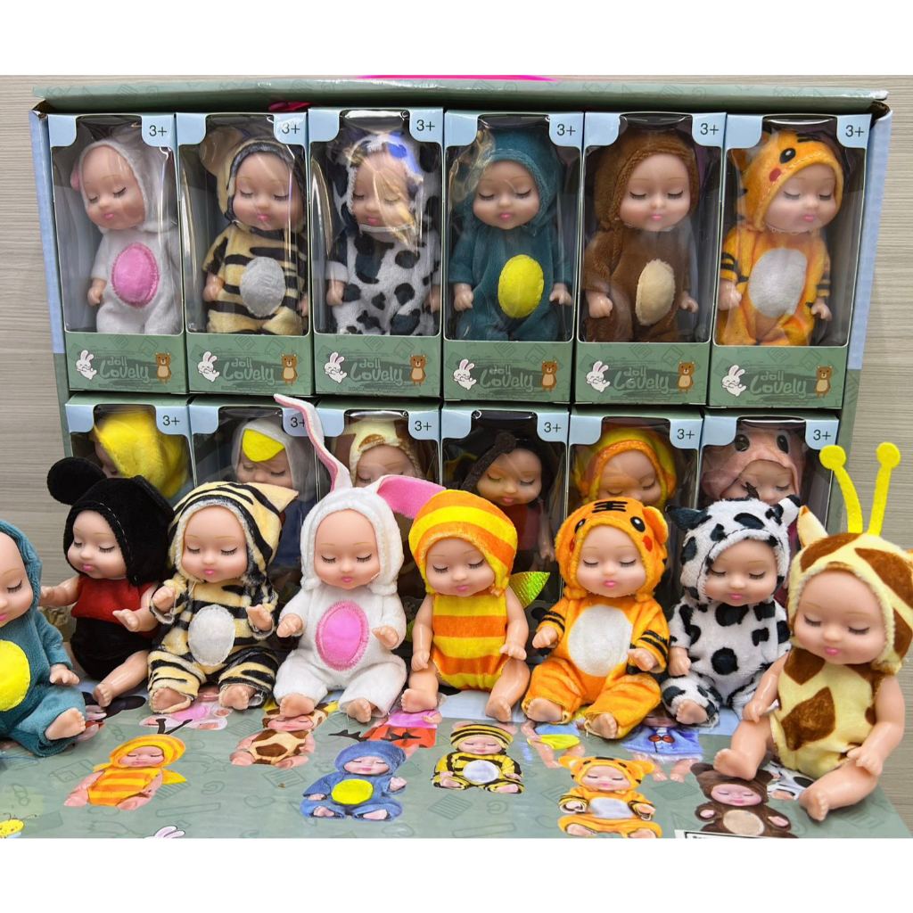 5 pcs /9 pcs mini bonecas simulação renascimento bebê, sono biônico ...