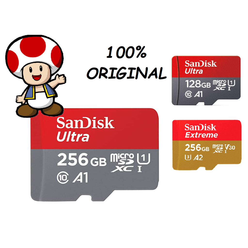 Cart O De Mem Ria Micro Sd Sandisk Gb Gb Ultra Original Garantido Shopee Brasil