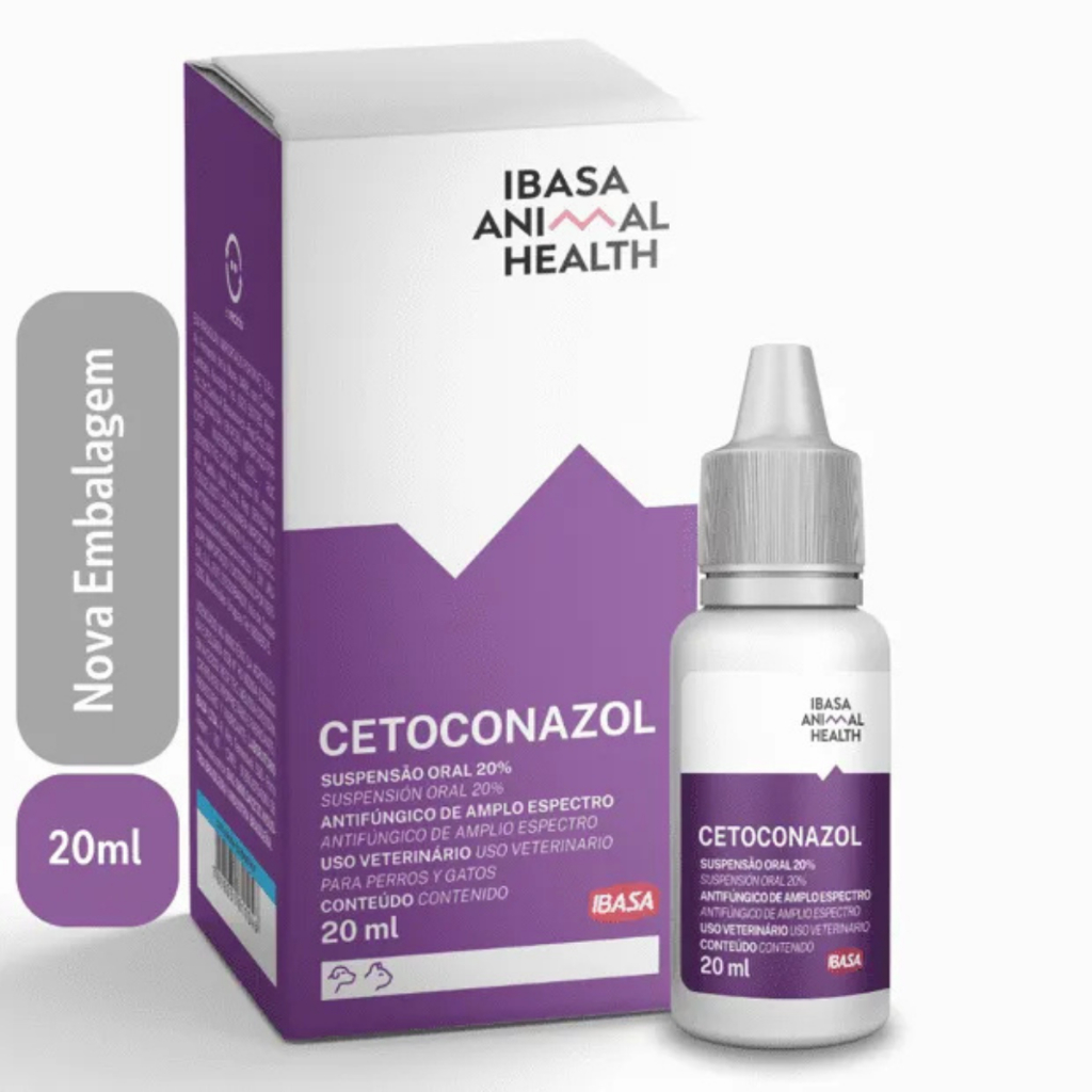 Cetoconazol Suspensão Oral 20% Ibasa 20ml | Shopee Brasil