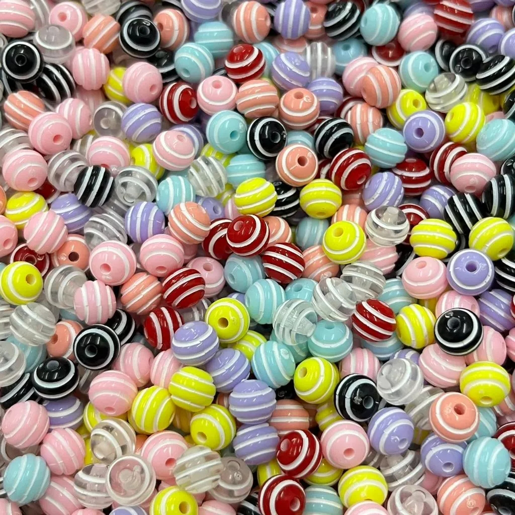 720pcs-200g 8mm Infantis Coloridas Bolinhas De Listra 8mm | Shopee Brasil
