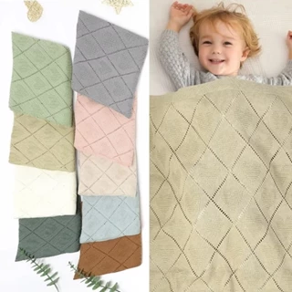 Manta Bebê Cobertor Saída Maternidade Super Macio Bebê Infantil Recém Nascido Berçário Tricô Coração em Oferta na Shopee