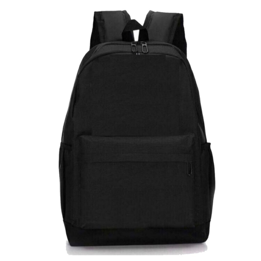 Mochila preta simples para todas as ocasiões | Shopee Brasil