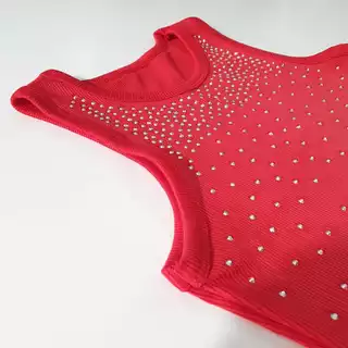 Blusinha cropped regata infantil roupa de menina para passeio e festa com brilho canelada confortável