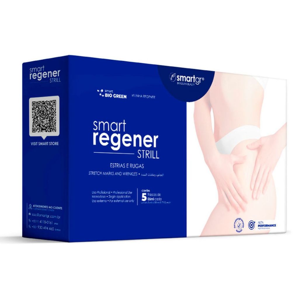 Regener Strill Fluido Regenerador e Firmeza da Pele 5 x 5 ml - Smart GR ...