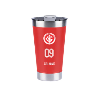 Copo Térmico 473ml de Clube de Futebol Personalizado do Inter Colorado Campeão de Tudo SCI com Nome [C-017]