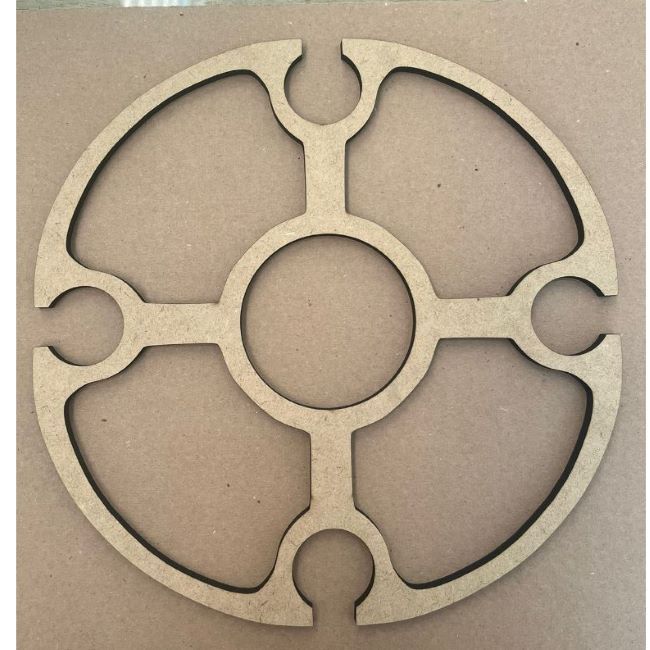 Gabarito Molde Circular Mdf Cru De 6mm Personalizado 28cm | Shopee Brasil