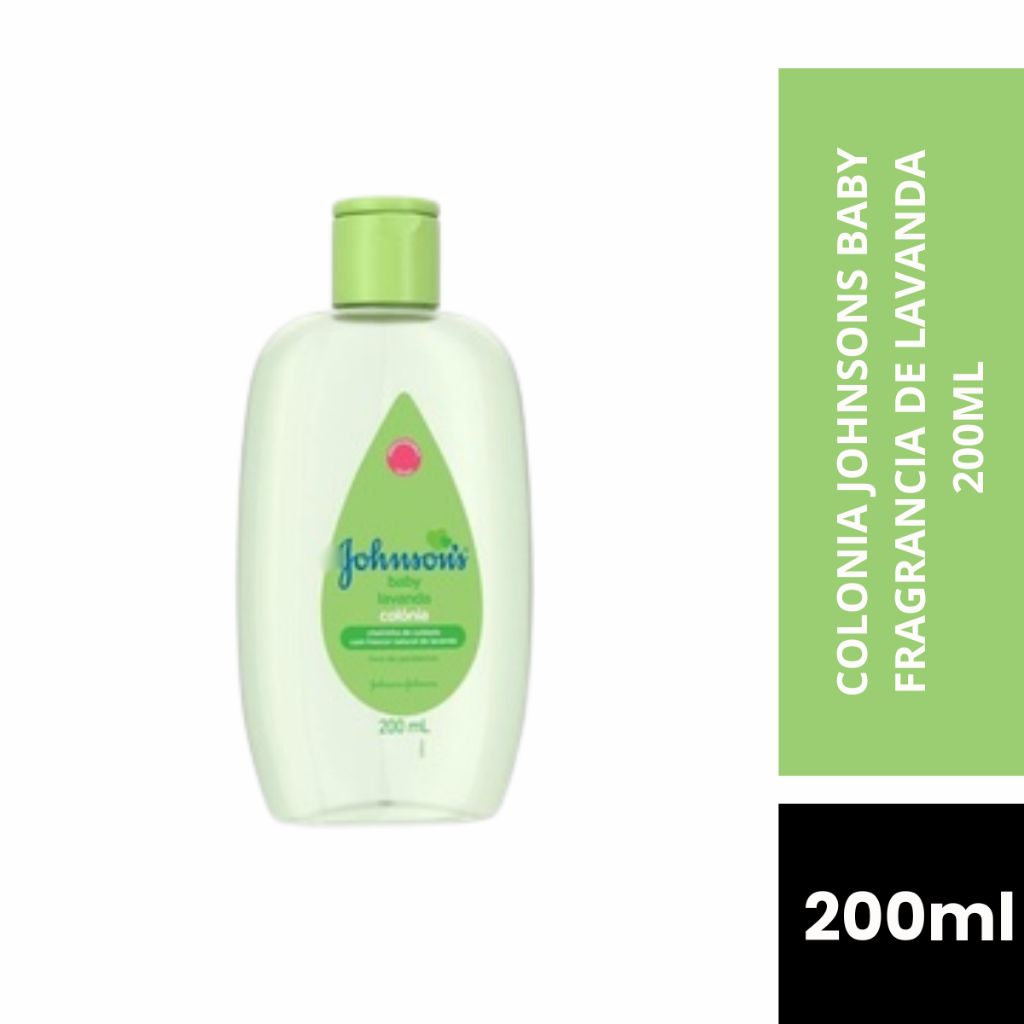 Colônia Johnsons Baby Lavanda Bebê 200ml | Shopee Brasil