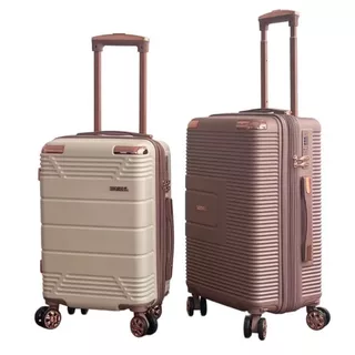 Mala De Bordo Linha Premium 10KG, Zíper Dupla,Rodinha Dupla 360°,Cadeado Embutido,Material Leve ABS em Oferta na Shopee