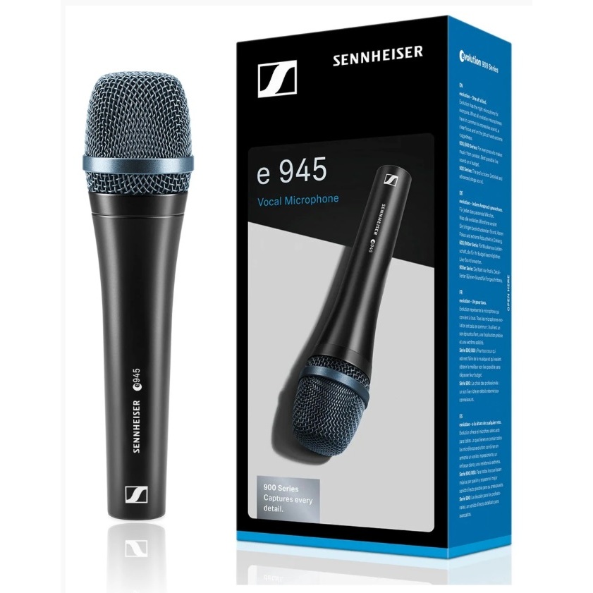 Sennheiser Evolution E945 Microfone Dinâmico Supercardióide Cor