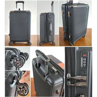 Mala De Bordo Linha Premium 10KG, Zíper Dupla,Rodinha Dupla 360°,Cadeado Embutido,Material Leve ABS em Oferta na Shopee