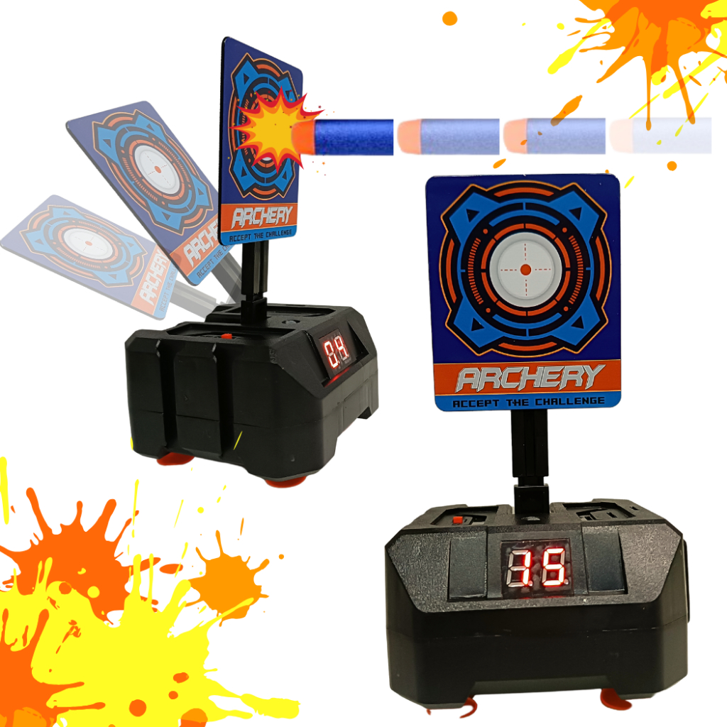 Alvo Elétrico Digital para Arminha de Gel e Dardos Tiro ao Alvo