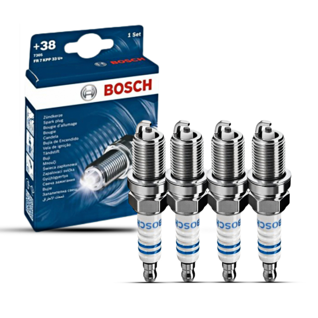 Jogo 04 Velas De Ignição Original Bosch Carro Ford Ka Focus Fiesta ...