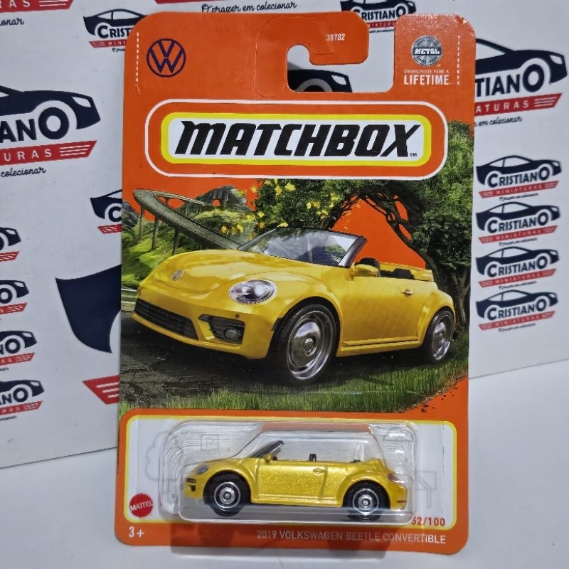 2019 Volkswagen Beetle Convertible Matchbox 2024 HVL77 Shopee Brasil