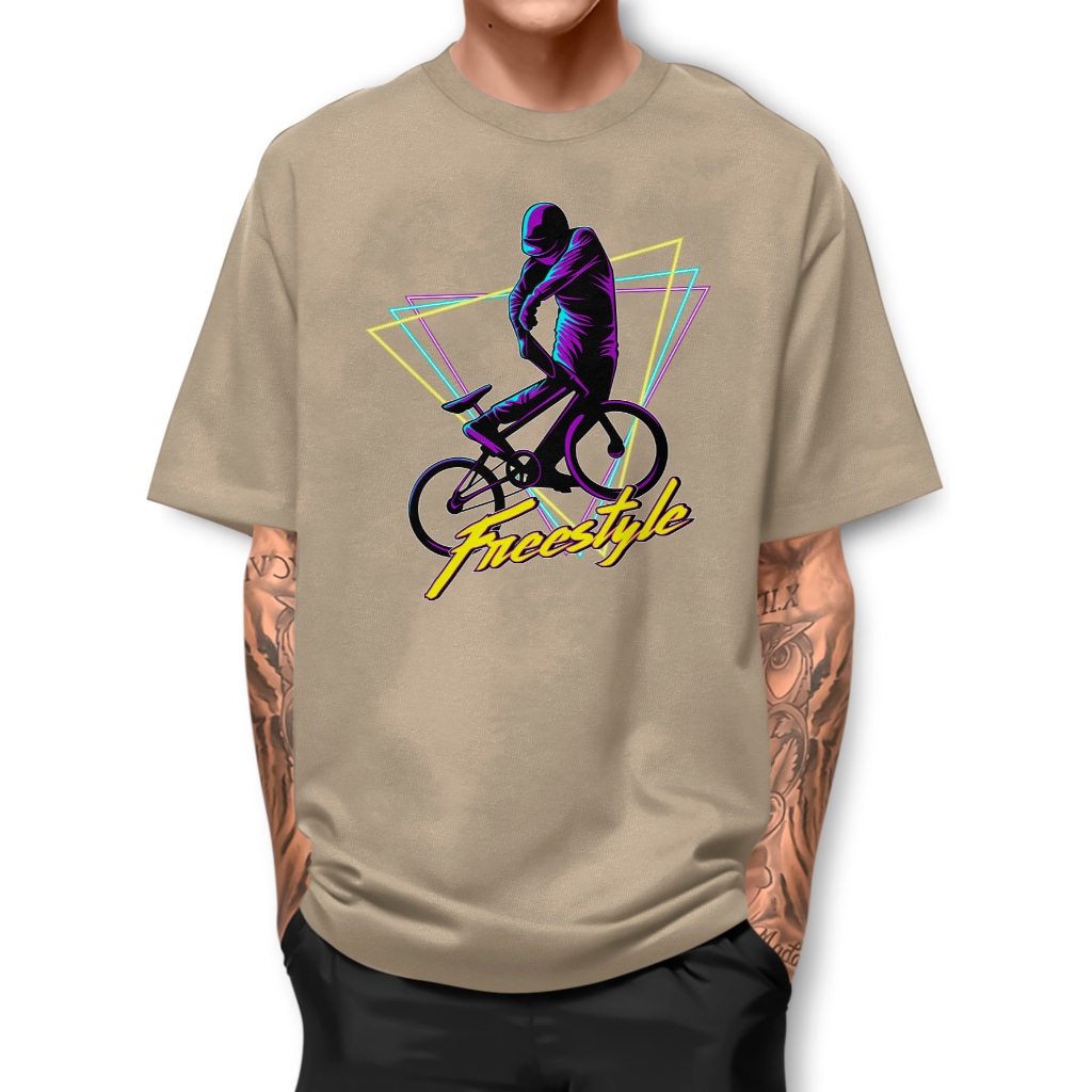 Camiseta BMX FREESTYLE Camiseta de Algodão 100% Conforto e Qualidade