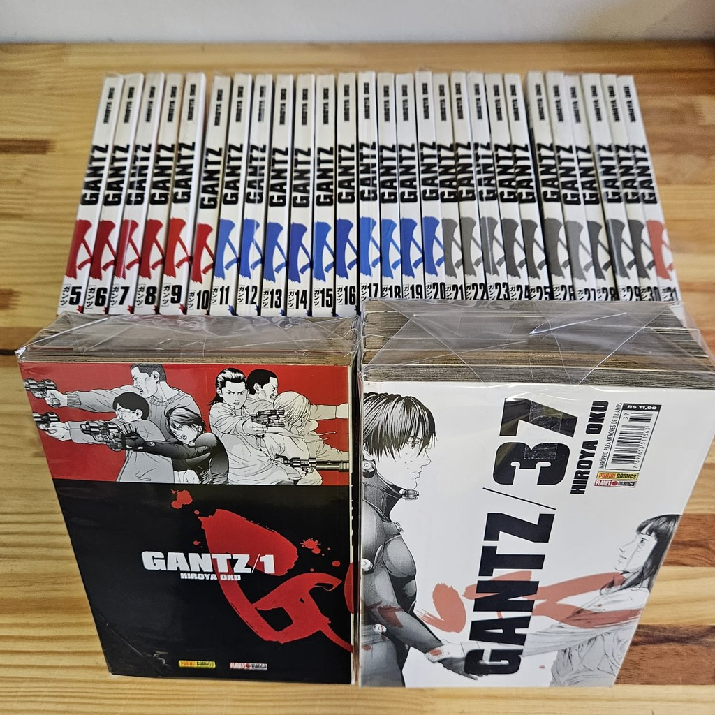 Gantz 1 ao 37 - Mangá Coleção Completa | Shopee Brasil