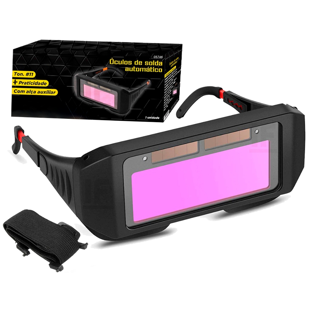 Óculos De Solda Para Soldador C/ Escurecimento Automático