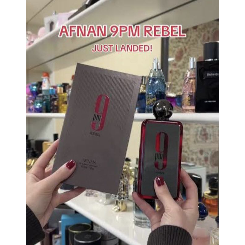 9Pm REBEL Afnan para mulheres e homens Eau de Parfum 100 ml