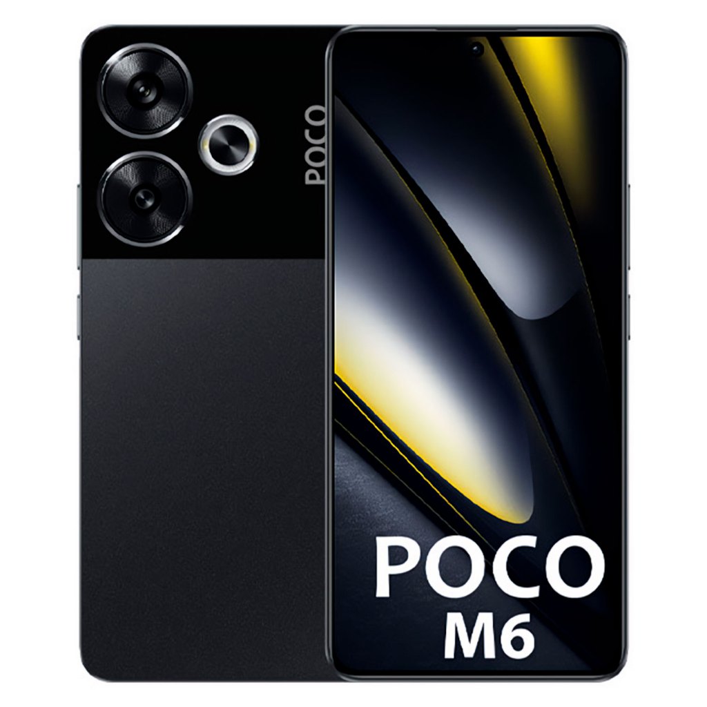 POCO M6（未使用＆未開封・黒色） New and unpacking Celular Xiaomi Poco M6 4G Dual SIM Tela 6.79” FHD+ 108MP, IR e NFC