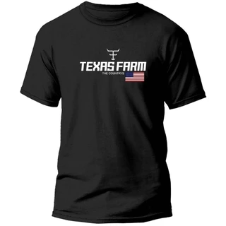 Camiseta Masculina Básica em Algodão 30.1 Oversized TEXAS FARM Camisa Streetwear Manga Curta