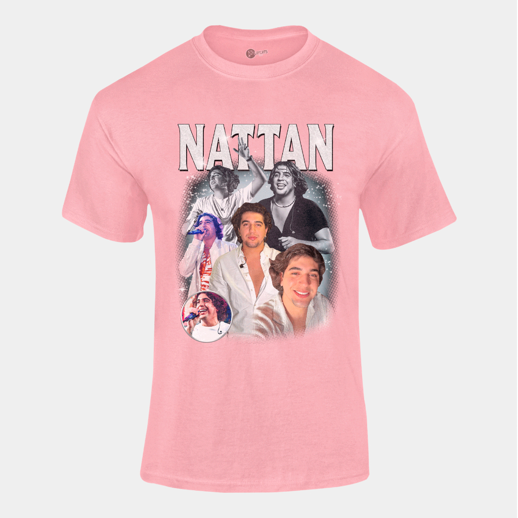Camiseta Algodão Unissex - Nattan Nattanzinho - Graphic Tee Tshirt