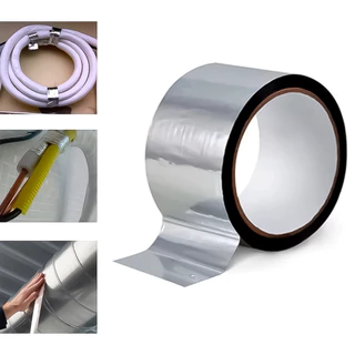 Fita Aluminizada Metalizada Isolamento Térmico Para Ar Condicionado TecTape 48mm X 45m Profissional em Oferta na Shopee