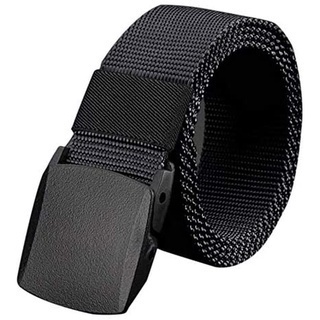 Moda Cinto Largo Masculino Nylon Fivela de Plástico