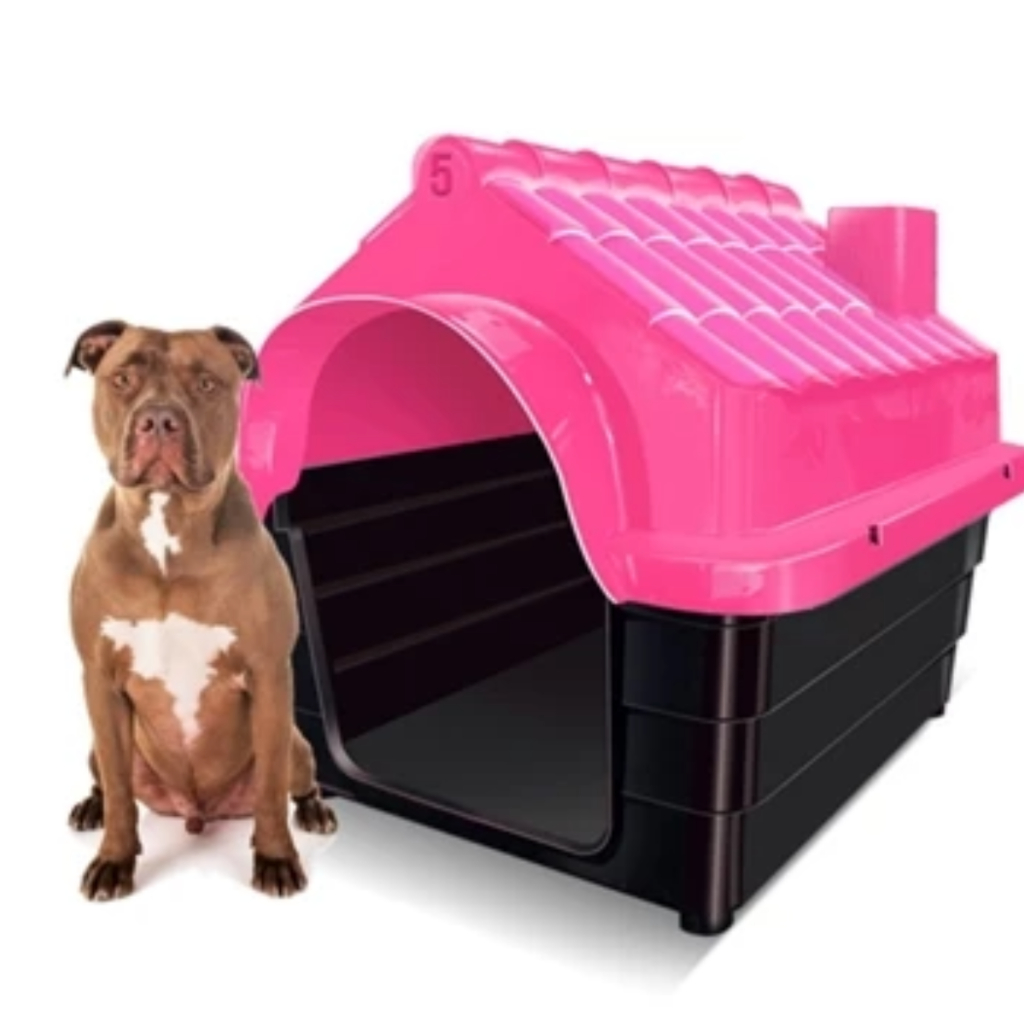 Casa Casinha Em Plástico Para Cachorros N6 Porte Grande MECPET Maior do ...