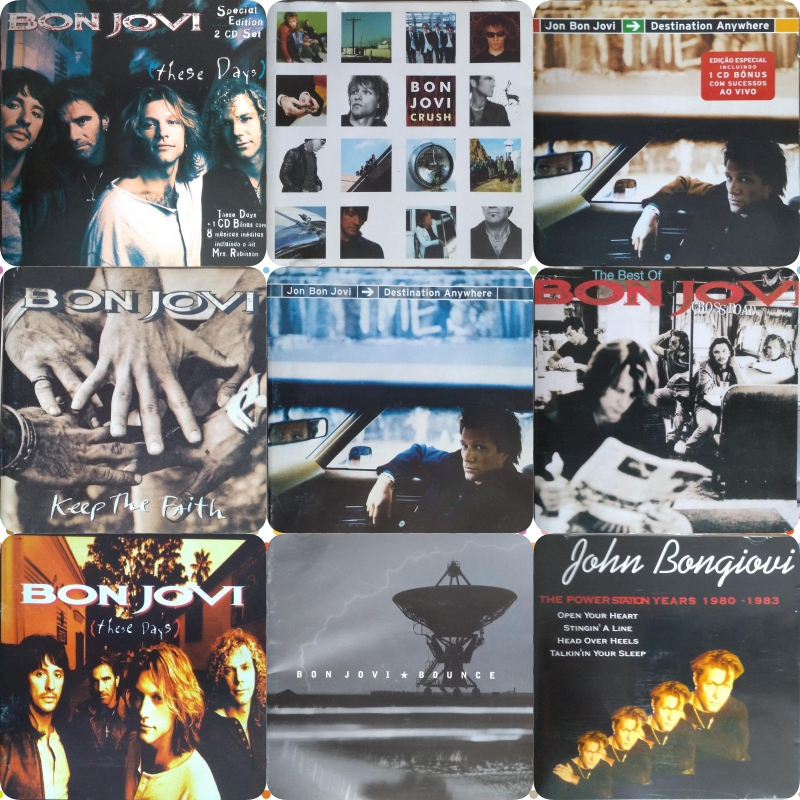 CD: Bon Jovi - Discografia [ Venda Por Unidade ou Lote ] | Shopee