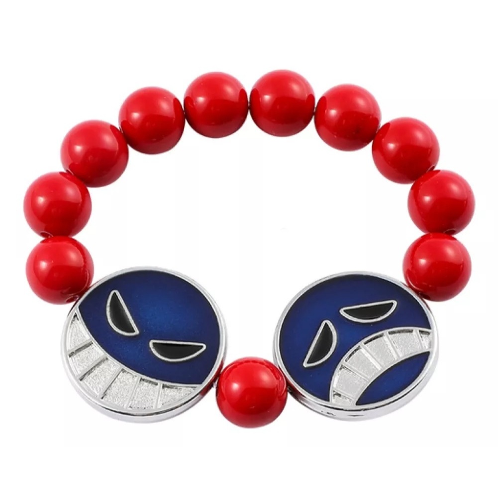 Pulseira do Ace One Piece Bolinhas