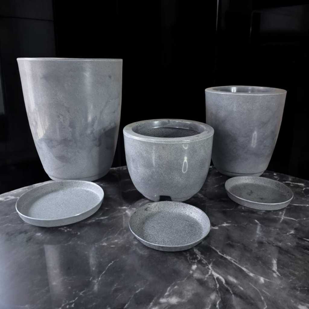 Vaso Marmorizado Coluna Nº2