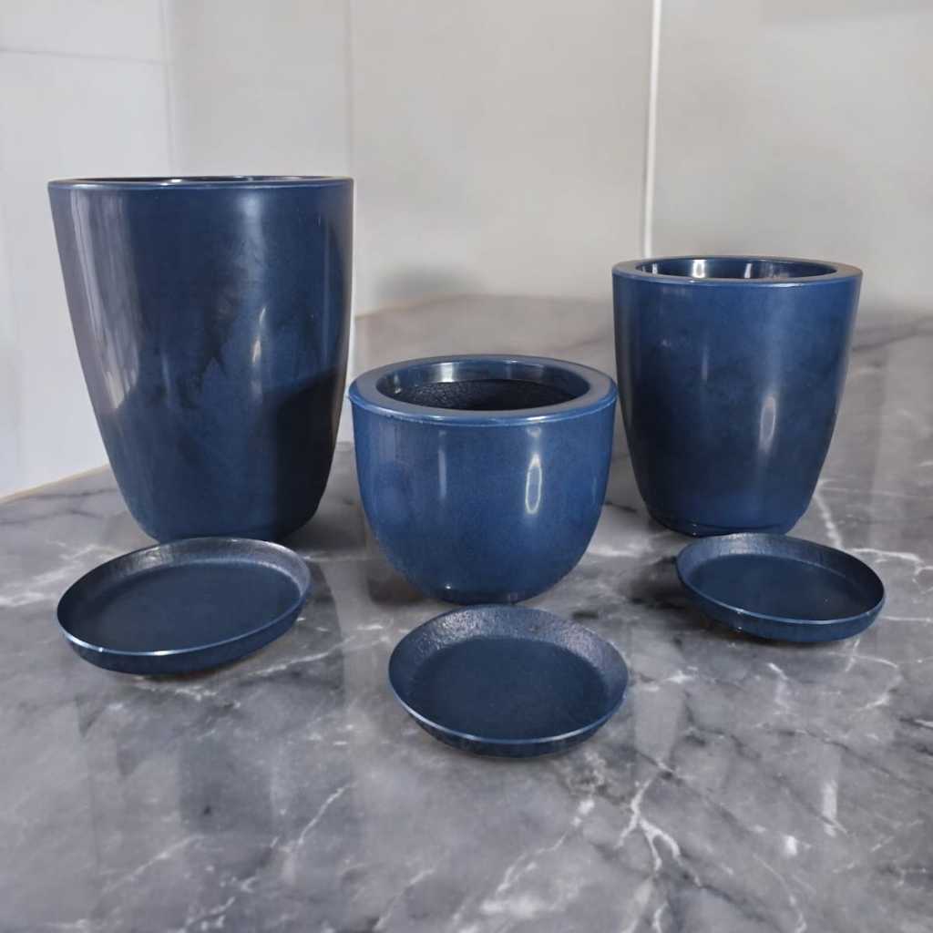 Vaso Marmorizado Coluna Nº1