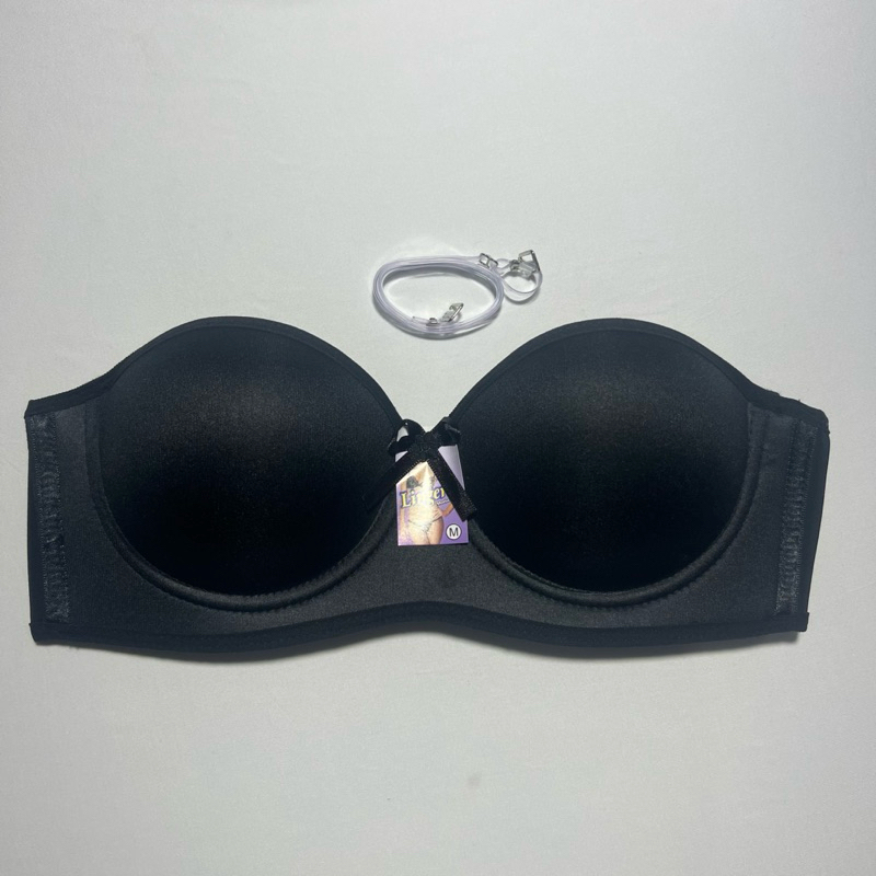 Sutiã Tomara Que Caia Bojo Reforçado Com Alça Removível de Silicone ...