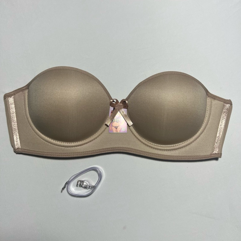 Sutiã Tomara Que Caia Bojo Reforçado Com Alça Removível de Silicone ...