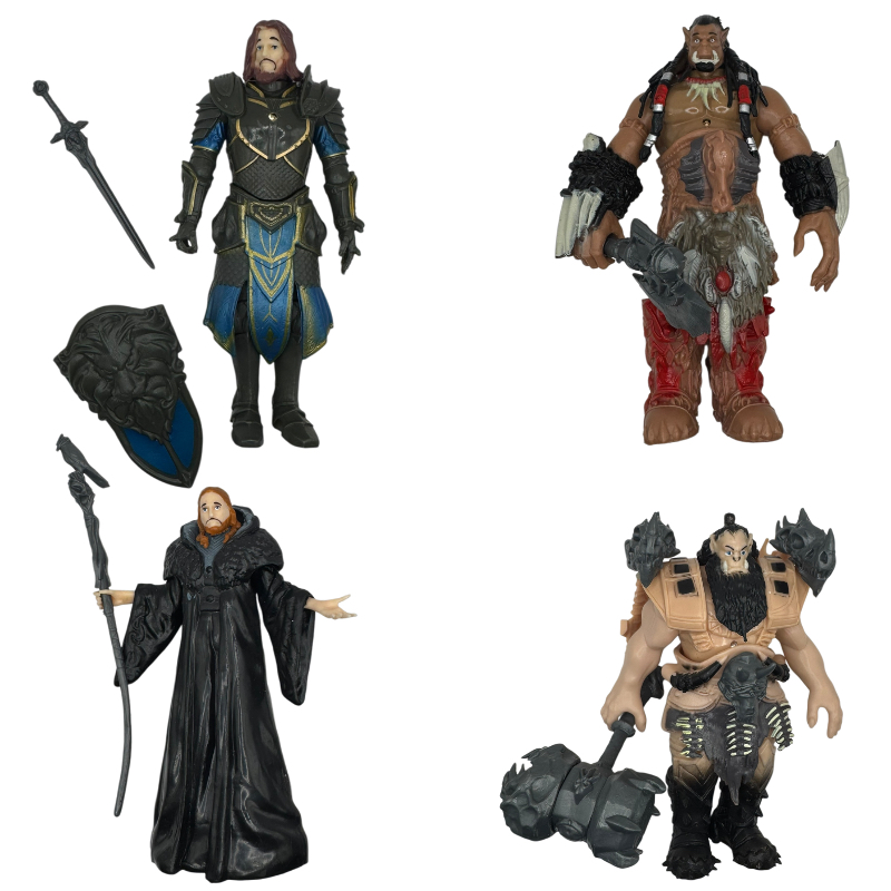 World of Warcraft アクションフィギュア 4体セット World of Warcraft アクションフィギュア 4体セット