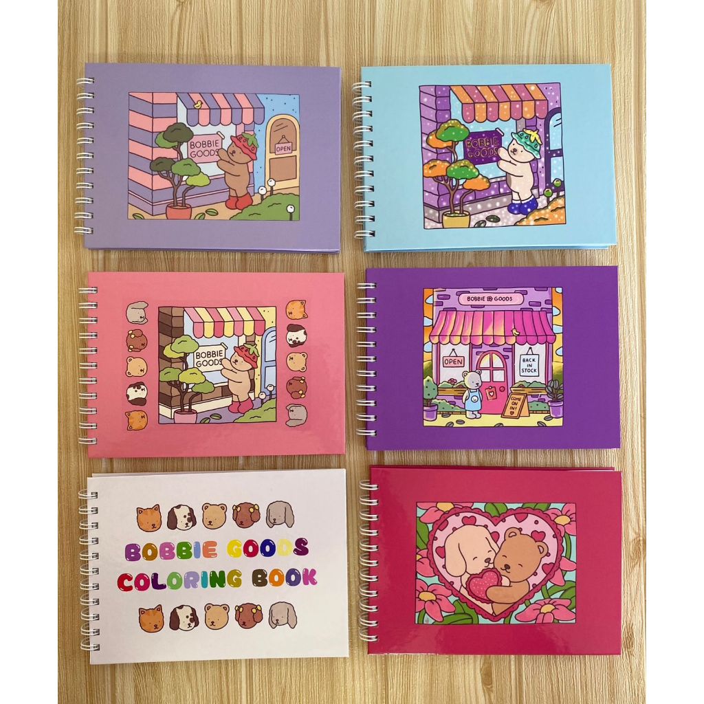 Caderno Bobbie Goods para Colorir folha de 180g Capa Dura Livro de ...