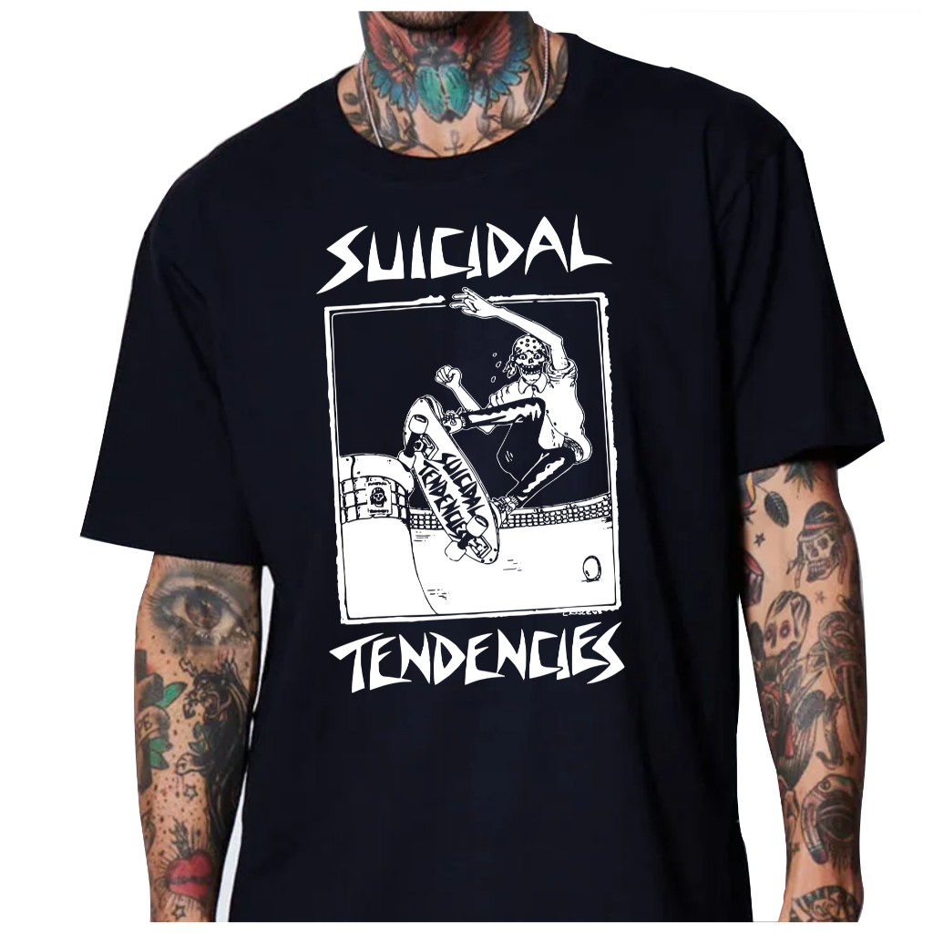 Camiseta Suicidal Tendencies em Oferta | Shopee 2026