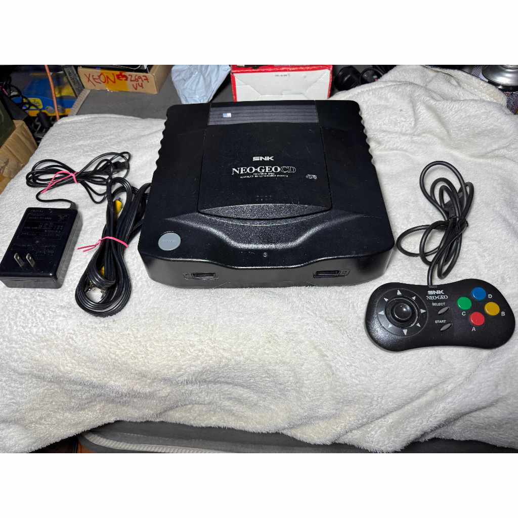 CONSOLE NEO GEO CD SNK MODELO TOP LOADER + SD LOADER SD 64GB