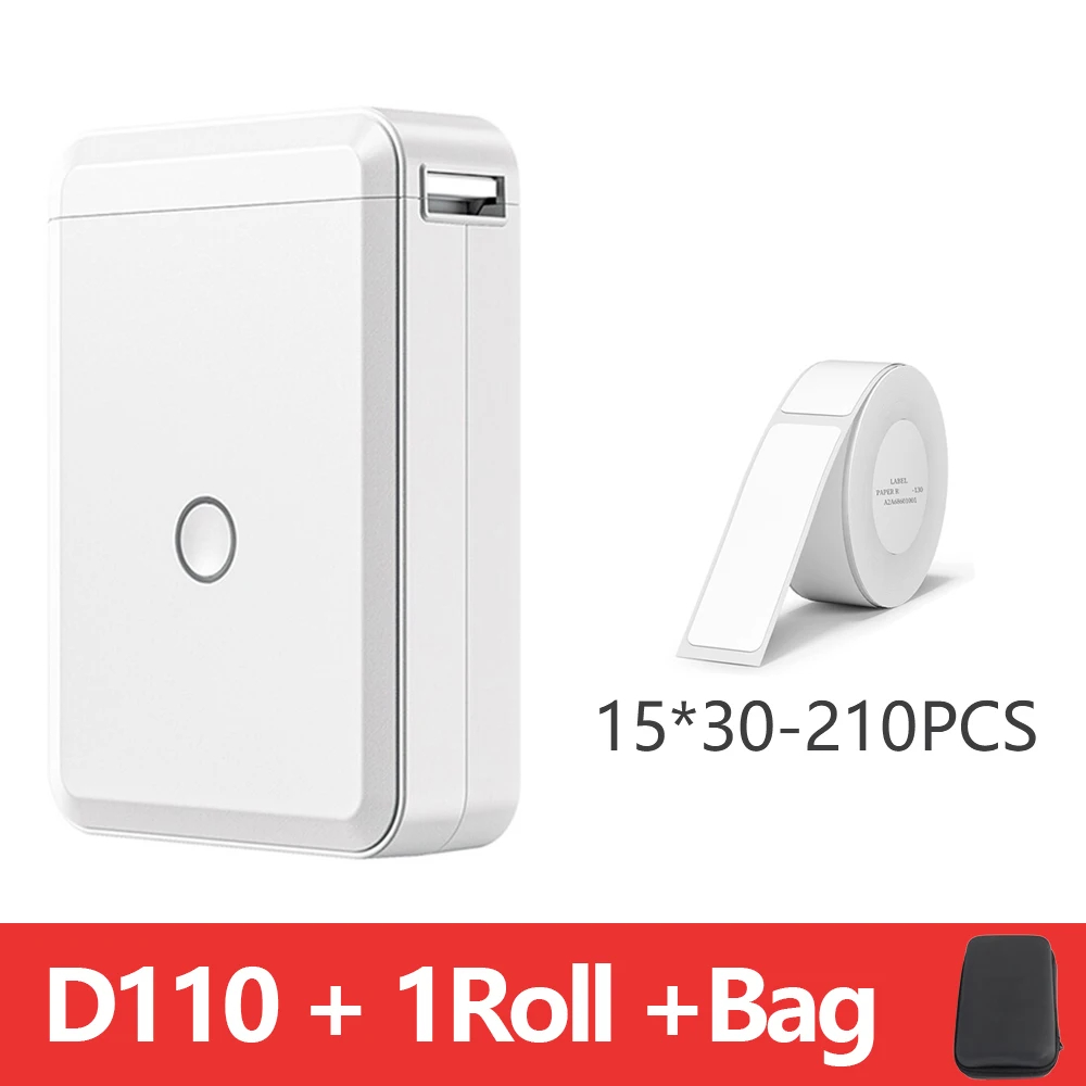 Mini impressora portátil Niimbot D110 para celular, Impressora de ...