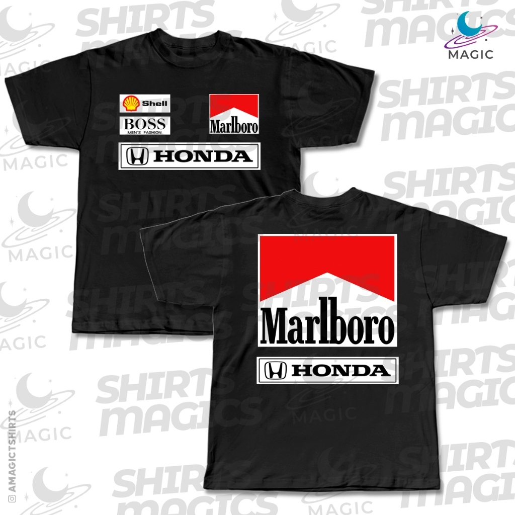 Camiseta Honda Mclaren Retrô 100% Algodão