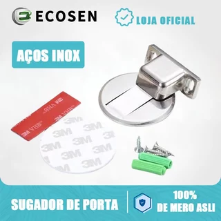 KIT Prendedor Segurador de Porta Peso de Porta Prático Acessórios para portas silenciosas Aço inox