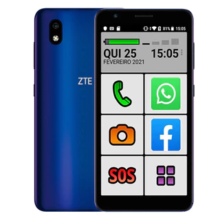 Smartphone do Idoso 4G Letras Grandes Dual 32GB Tela 5.45