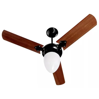 Ventilador de Teto Pera New Tron com Lustre 130W Verniz