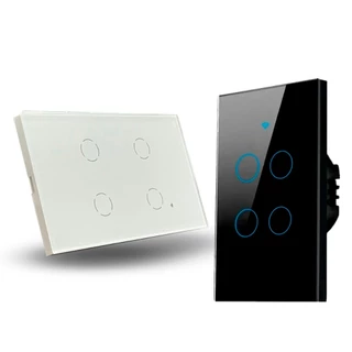 Interruptor Inteligente 1.2.3. 4 Teclas Tuya Alexa Wifi