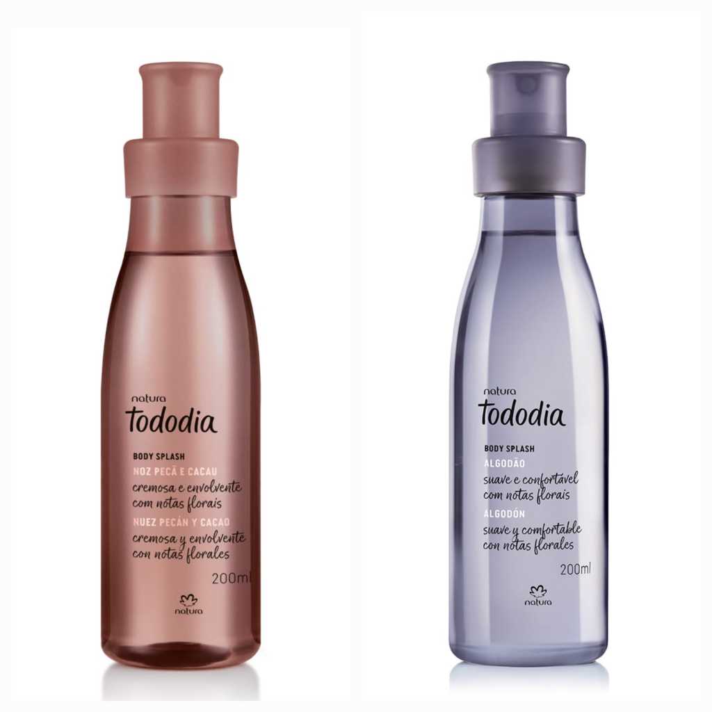 Colônia todo dia algodão + colonia nos pecan e cacau 200ml | Shopee Brasil