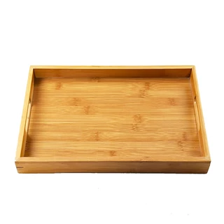 Bandeja Retangular BAMBU De Café da Manhã Decorativa Moderna E Elegante